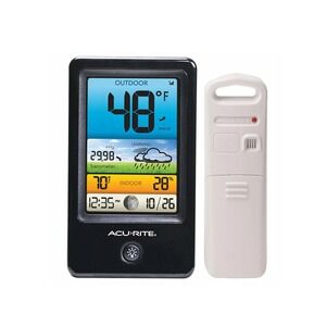 AcuRite Digital Weather Station Indoor Outdoor Temp Humidity Gauge with‎ Sensor